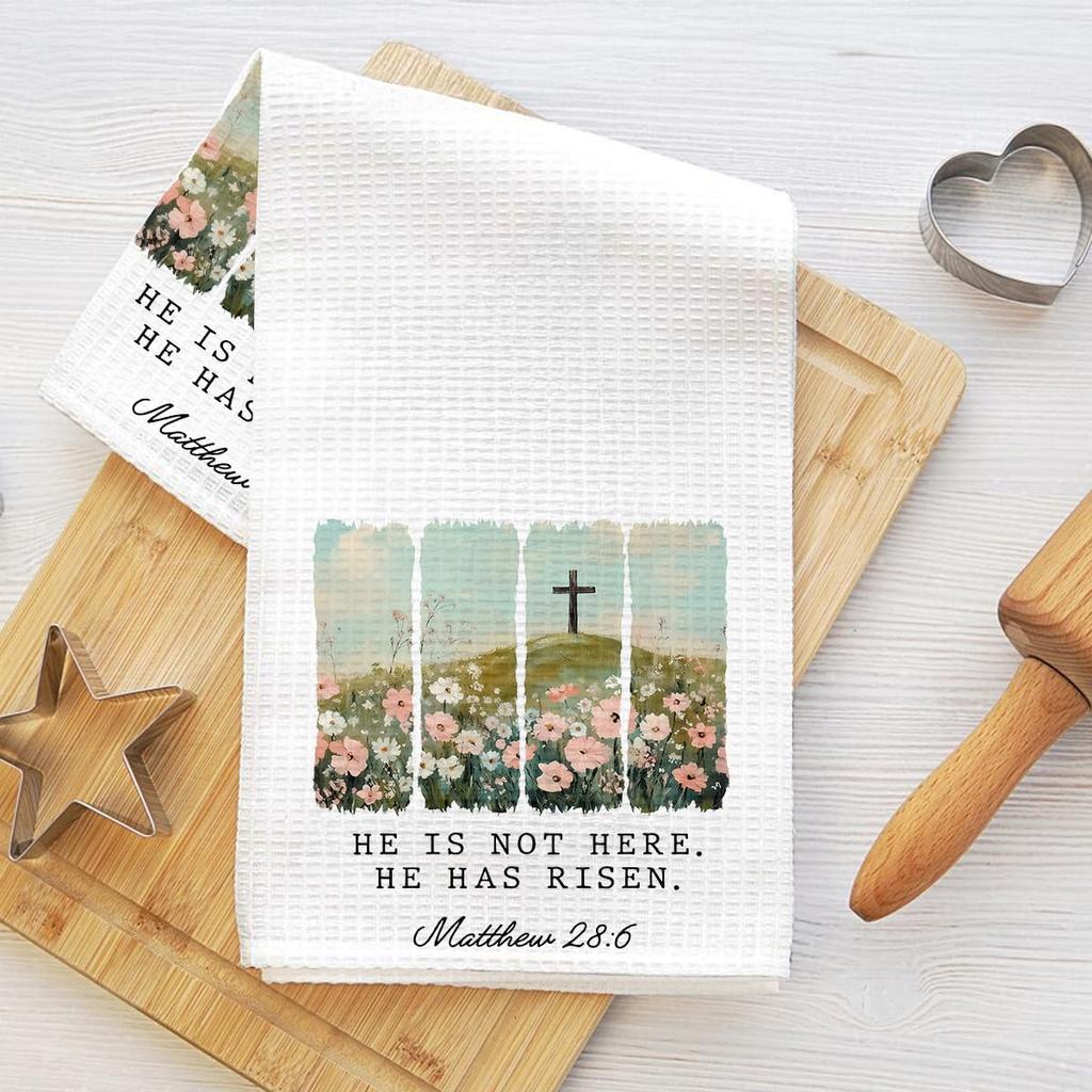 Dragonfly Kitchen Towels 24x14 Inch, Waffle Hand Towels for Kitchen Home Farmhouse Decor, Absorbent Microfiber Dish Cloth Tea Towel, Dragonfly Gifts