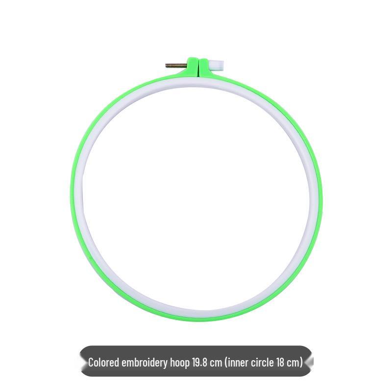 Colorful DIY Hand Embroidery, Cross Stitch, and Fixing Frame Set