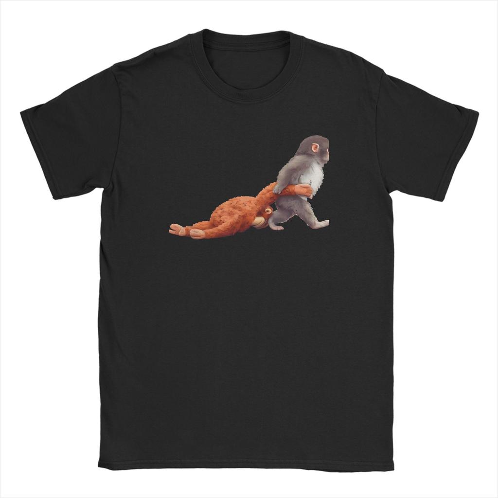 Oversized TShirt Summer Cute Punch Monkey Trending T Shirts 100 Cotton Tee Shirt for Couple Y2K Retro Short Sleeve Clothing