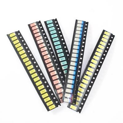 Kit di diodi LED da 100 pezzi 5730 SMD LED perline diodo ad emissione luminosa, rosso giallo verde blu bianco 5 colori set di elettronica fai da te