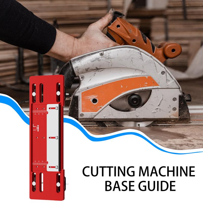 Cutting Machine Base Guide Adjustable Circular Saw Rail Tool Cutting Machine Guide Saw Guide Rail No Drilling Required Cutting