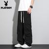 PLAYBOY Men's American Trend Summer Thin Cargo Pants
