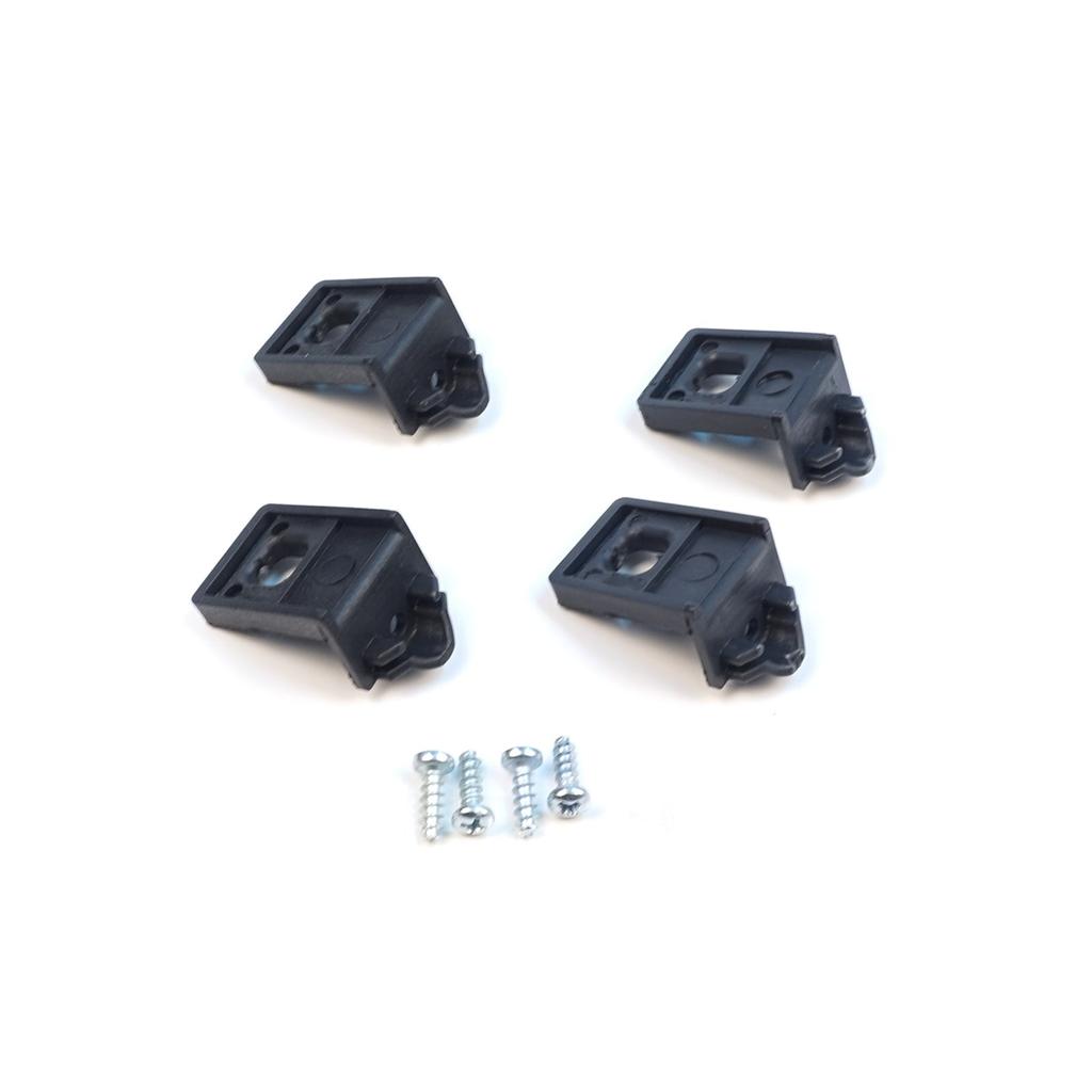 EHL25+EHL26 Headlight Holder Mount Repair Bracket Tab Set Left Right Side for VW Touran MK1 2003-2010 Caddy MK3 2004-2010 Pre-Facelift 1T0998225