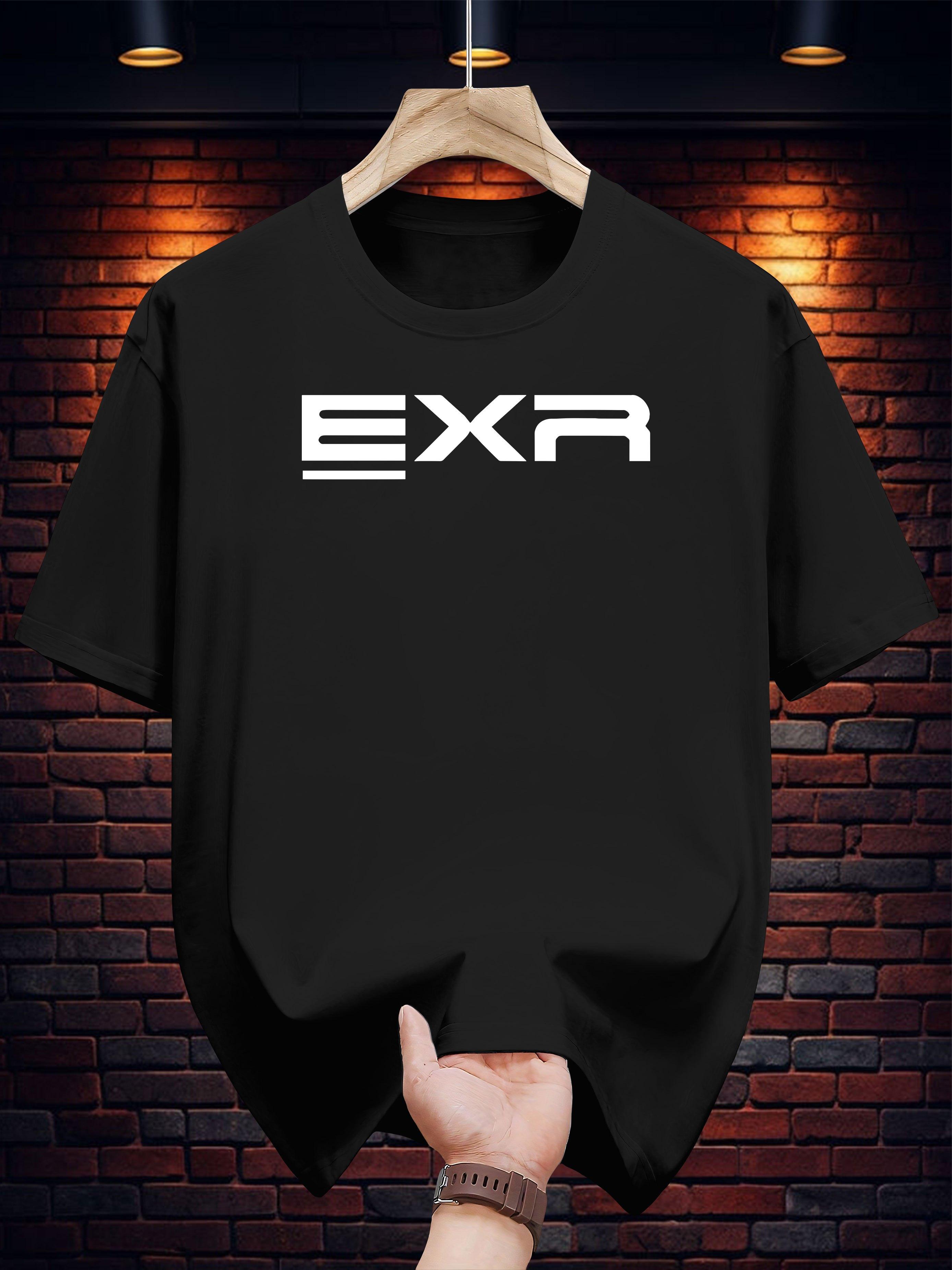 EXR Logo 100% Cotton T-shirt - Casual Crew Neck XL