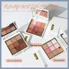 NUED Play with Color: Nine-Color Waterproof Eyeshadow Palette – Matte, Glitter, Pearlescent – Popular Niche Colors for Women.