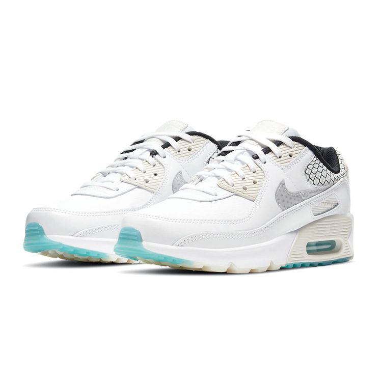 Nike Air Max 90 SE 2 GS White Glacier Ice Kids Sneakers Platinum-Tint DB4187-100