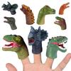 4pcs Plastic Dinosaur Finger Puppet Creative Bedtime Story Finger Puppets Party Hand Decoration Accessories Party Favors Gifts