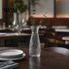 Trendy Flower Container Clear Bud Vase, Plastic Transparent Modern Smooth Finish Vase Table Centerpiece for Home Party Wedding Decor Elegant