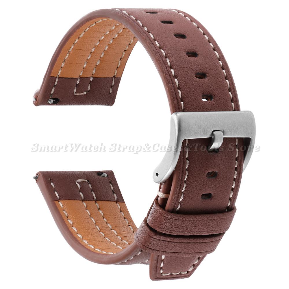 20mm 22mm Retro Watch Band Women Men Wristband Quick Release Universal Replacement Strap for Samsung Galaxy Watch 7 40mm / 44mm