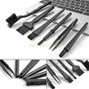 B03C Anti Static Brushes Set 6/8 In 1 Small Portable Plastic Handle Cleaning Brush Kit for Computer Keyboard Electronics