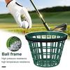 Velkokapacitní košík na golfové hřiště Odolnost vůči vysokým teplotám kbelík na přenášení golfových míčků Zásobník na golfové míčky s rukojetí