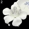 Spilla con sciarpa a forma di fiore, gioiello da sposa, regalo per la festa della donna