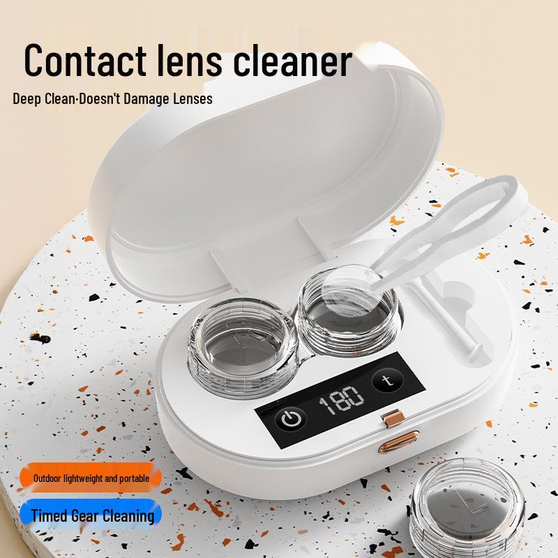 Automatic Folding Ultrasonic Contact Lens Cleaner and Sterilizer
