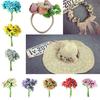 Tige de Fleur Artificielle en Tissu Élégant Artisanat Bouquet d'Étamines pour Mariage Fête et Décorations de Cheveux