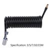3/5/7/10/15m Recoil Poly Air Compressor Hose Accessories Tool Kit For Inflation