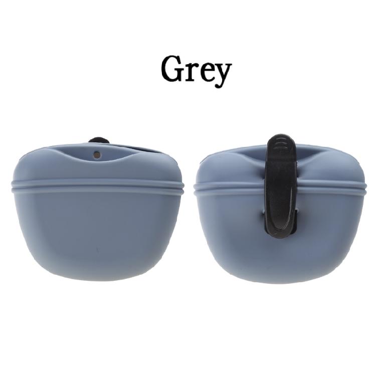 Silicone Dog Treat Pouch Training Bag Magnetic Closing Waist Buckle BPA Free