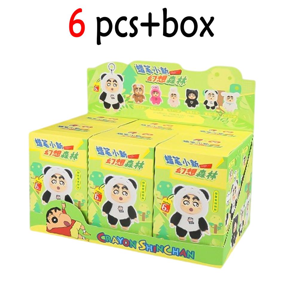kawayi Crayon Shin-chan Plush Vinyl Figure Blind Box Fantasy Forest Series 26cm Large Doll/19cm Hanging Doll Mystery Box