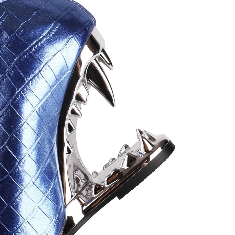 Fashion Women's New Autumn and Winter Pointed Color Blocked Zipper Wolf Tooth High Heel Plus Size High Tube Knight and Knee Boots