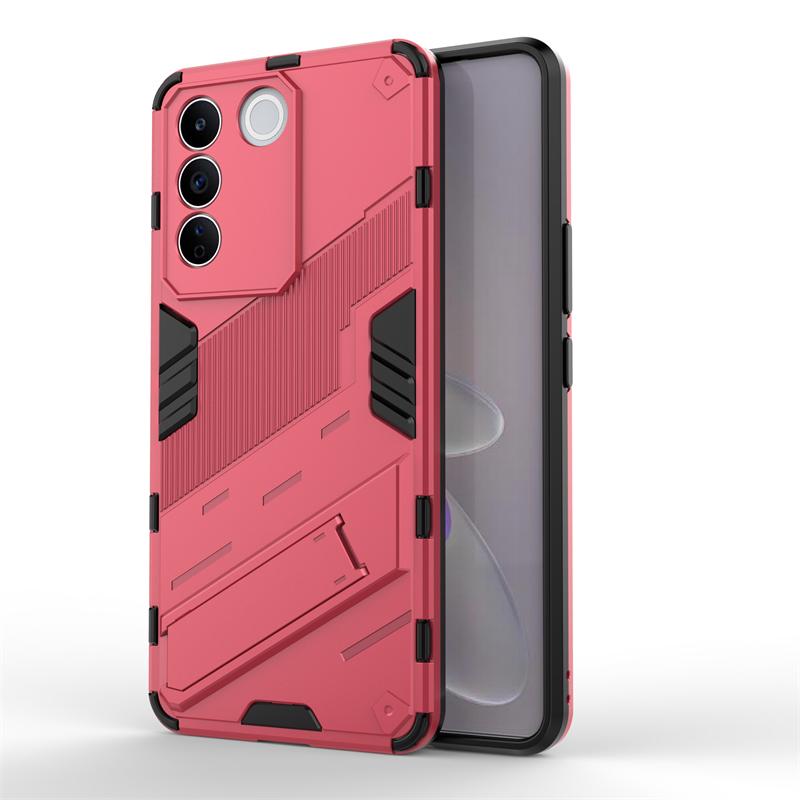 Phone Holder Case For Vivo T2 Case Bumper Anti-knock Armor Full Back Cover For Vivo T2 4G Case For Vivo T2 4G Russian Version