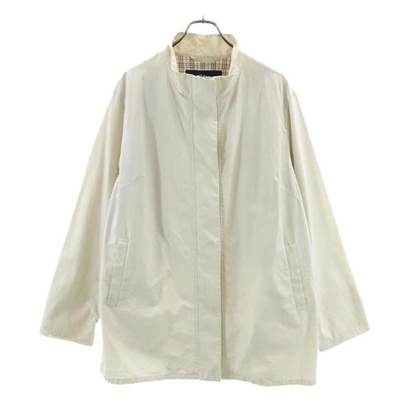Burberry Stand Collar Jacket 15 Light Beige Women Used