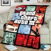 Grand Theft Auto V: Coperta Azione e Avventura coperta Arredamento Casa Coperta per riposo in ufficio Coperta in peluche per esterni Coperta per aria condizionata