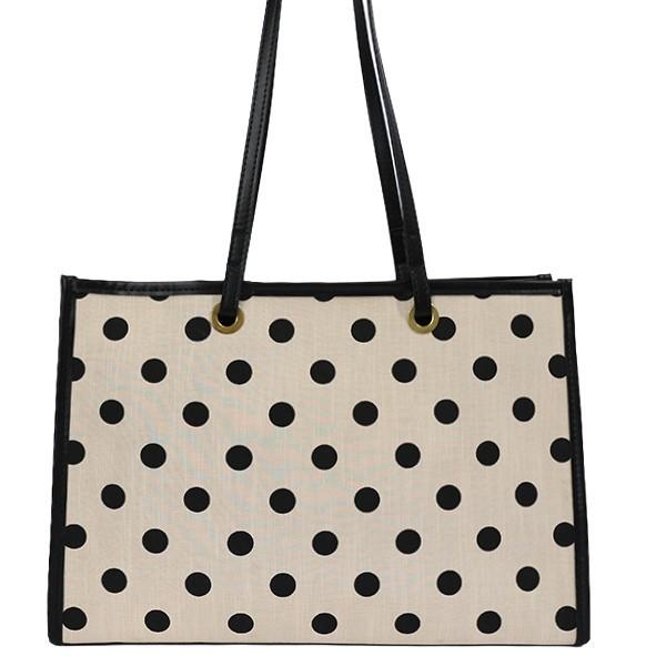 New Trendy Polka Dot Large-Capacity Tote Bag Niche Casual Simple Women'S Shoulder Bag Underarm Bag