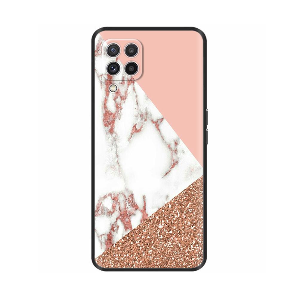 Per Samsung Galaxy A12 Custodia Verniciata Morbido Silicone Liquido Protezione Fotocamera Copri Telefono Per Samsung M12 F12 A 12 Galaxy M12 Fundas