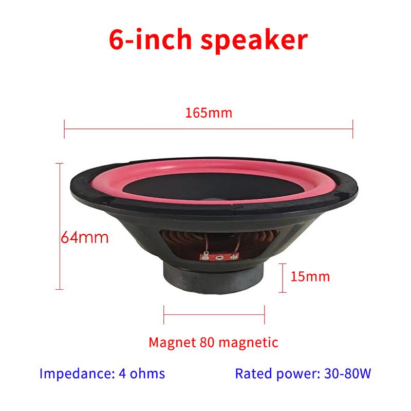 5/6/8/10 Inch Car Speakers Hifi Coaxial Subwoofer Music Full Range Frequency Car Stereo Speaker For Universal Car Home Audio