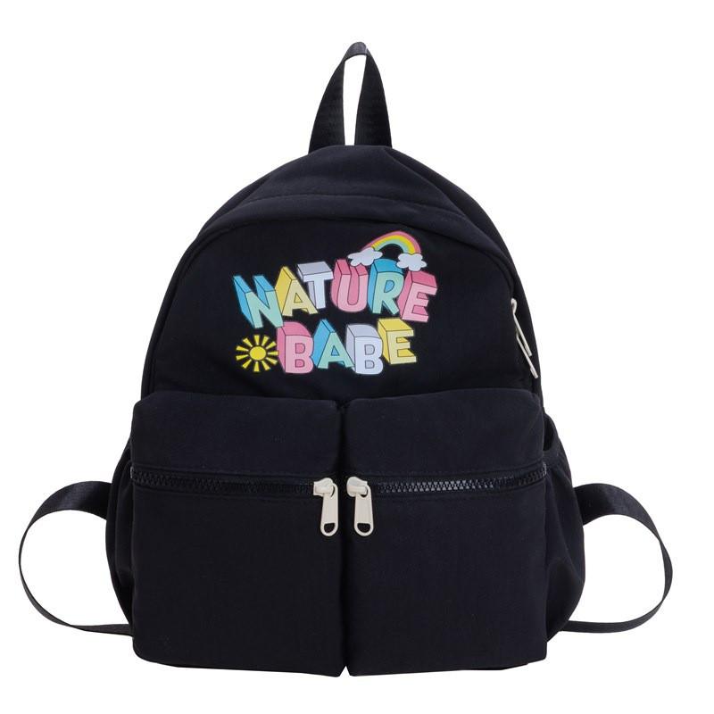 Kids Cartoon Backpack With Nylon Material For Preschool And School Use