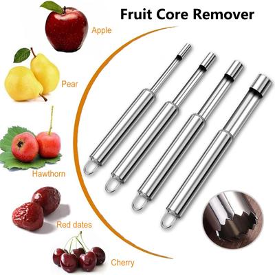 Stainless Steel Fruit Corer Red Dates Apple Pear Corer Fruit Seed Core Remover Slicer Knife Fruit Vegetable Tools