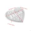 LED Night Light Silicone Model Casting Tool, Heart Shaped ,Plaster Portable Easy To Demould