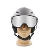 Integrated Ski Helmet With Removable Goggles TPU Outdoor Winter Sports Protection Headgear Adults