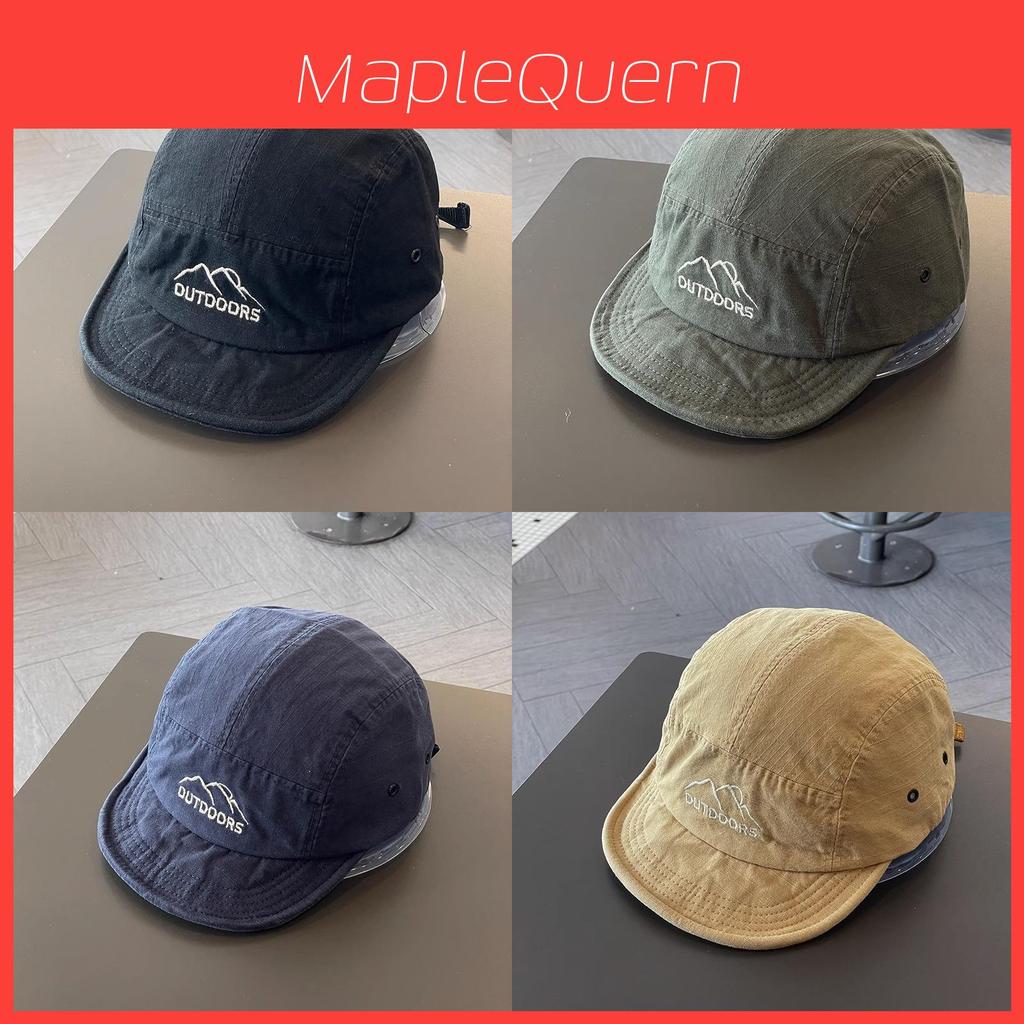 Cotton Baseball Cap With Wide Brim For Men And Women Outdoor Sun Protection