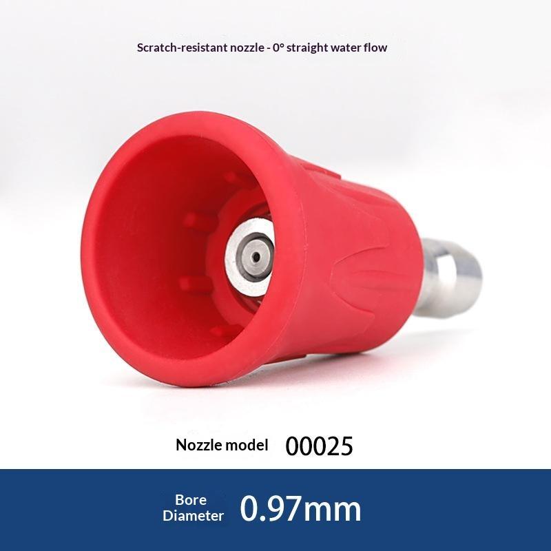 High Pressure Car Washer Nozzle Tips Quick Connect Stainless Steel Sector Sprayer for Auto Detailing Yard Cleaning Use