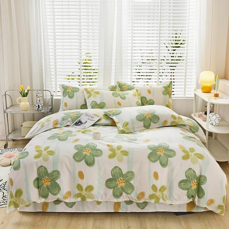 Printing Cotton Duvet Cover Single Double Queen Size Quilt Cover High Quality Comforter Cover Skin Friendly Fabric 1Pc