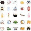 50Pcs Anime Cute Cartoon Japanese Fortune Cat Kawaii Objects Stickers Diy Scrapbook Laptop Motorcycle Decal Graffiti Sticker