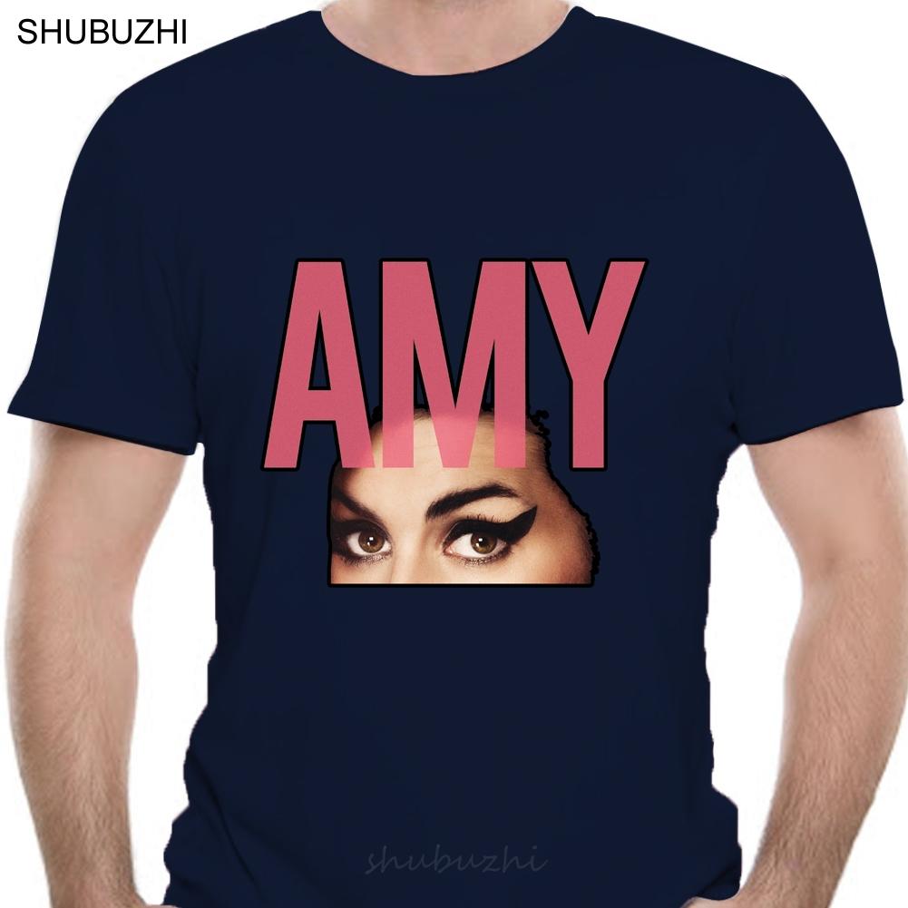 Nuova Amy Winehouse Amy Cantante Jazz Unisex Maglietta Nera Taglia S5XL Maglietta alla Moda Unisex Cotone Marca Maglietta