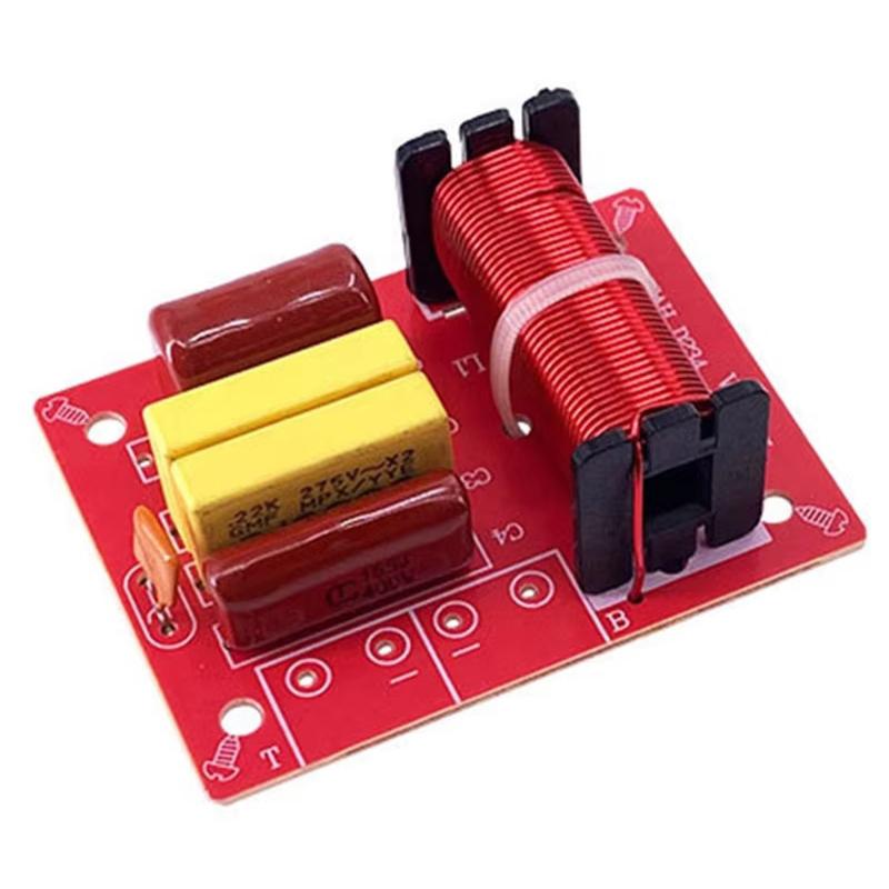 80W 2 Way Crossover Filters Module Hifi Speaker Treble Bass Dual Frequency Divider Crossover For Diy Home Video Audio Speaker