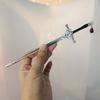 Sword Hairpin Headdress For Women Girls Chinese Style Vintage Hair Sticks DIY Hairstyle Ponytail Holder Hair Accessories Jewelry