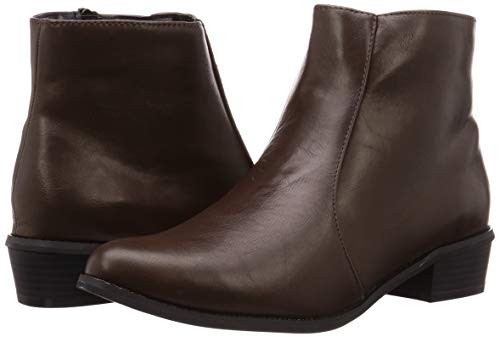Liberty Doll Side Zip Chelsea Boots 9003 Women's Dark Brown PU 22.5 Cm 2E