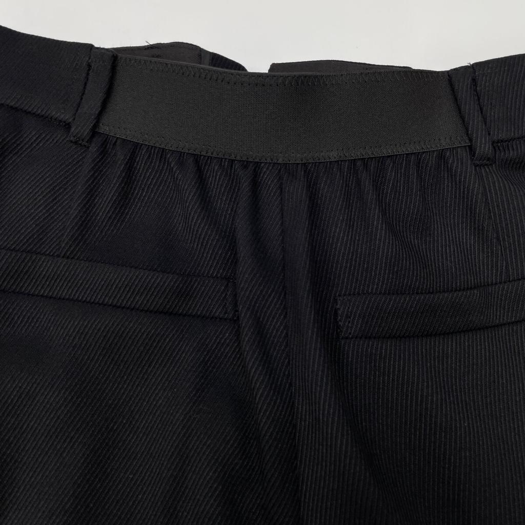 ADORE 531-9230916 Black Calze Stretch Pants Bottoms 38 blackUsed