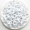 100/200pcs Colorful Basic Nylon Ealstic Hair Ties for Girls Women Ponytail Hold Scrunchie Rubber Bands Rope Hair Accessories