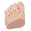 Tattoo Practice Fake Foot Model Medium Skin Color Nail Art Training Display Silicone Half Foot Model