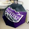 Sacramento Basketball Logo Umbrella Folding umbrella, automatic umbrella 8-Frame for Travel, camping Use Gift for Halloween Christmas