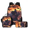 NARUTO Children School Daily Pack, 16 Inch Lightweight Animated Pupil Carrier, Dual Zip Pockets Durable For Boys Girls Age 4-10
