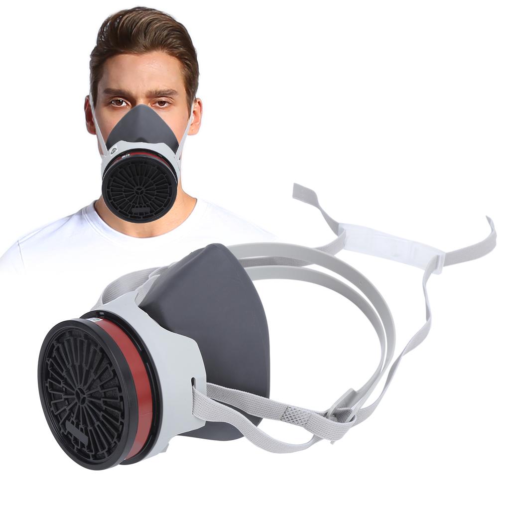 Gummi AntiToxisk Ansiktsmask med Filterbox nr 3 Gasförsvar Lätt Mångsidig
