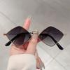 Women Y2k Metal Irregular Rhombus Sunglasses Women for Men New Vintage Punk Hip Hop Popular Decor Sun Glasses