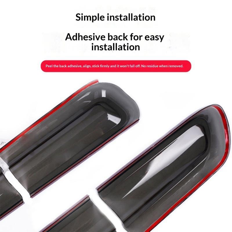 Protective Cover Tail Lights 2015 to 2024 Smoked Design for Style and Safety