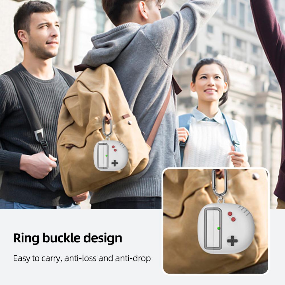 Headphone Shell Silicone Cartoon Game Console Waterproof Soft Earphone Sleeve Fall-protection for Bose QuietComfort Earbuds II