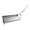 Cestello Friggitrice Perforato Rettangolare con Manico Robusto